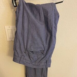 Rodd & Gunn Blue Straight Fit Pants (38S)